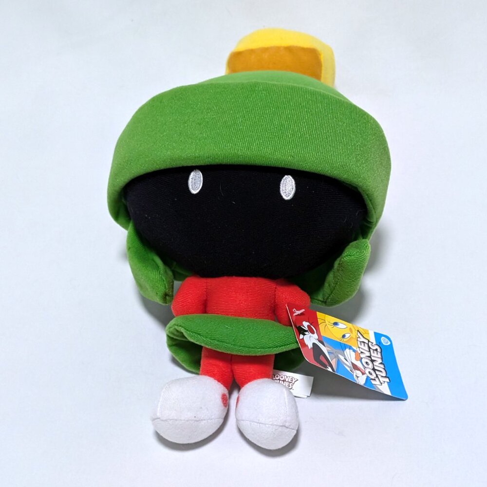 New Looney Tunes Marvin the Martian Chibi Cute Plush Stuffed Animal Toy Gift 7”